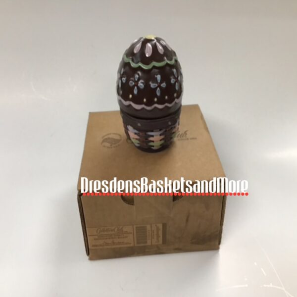 Longaberger 2012 Miniature Sweets - Chocolate Egg NIB
