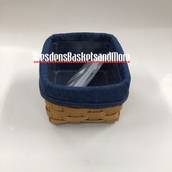 Longaberger 2004 Card File Basket Combo w/ Dividers