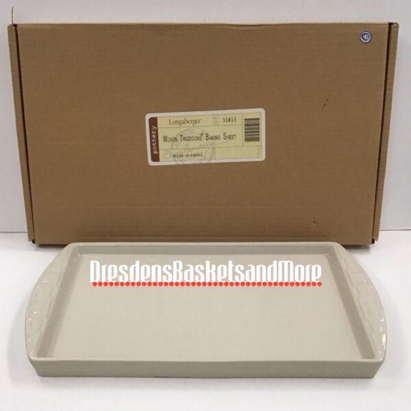 Longaberger Ivory Baking Sheet NIB