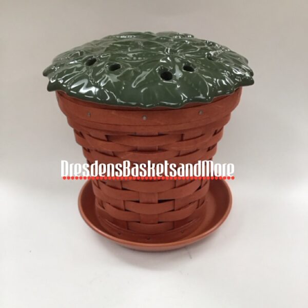 Longaberger 2013 Collectors Club Clay Pot Basket Set