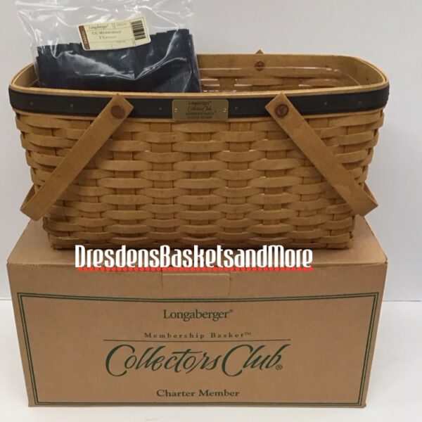 Longaberger 2004 Collectors Club Charter Membership Basket Combo NIB*