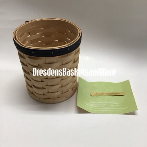 Longaberger 2005 Collectors Club Welcome Home Gathering MAB Round Canister Basket