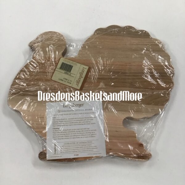 Longaberger Turkey Cutting Board NIP