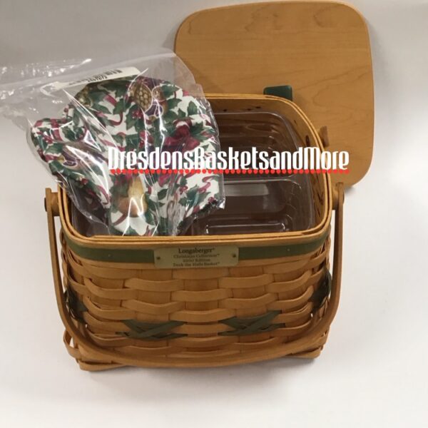 Longaberger 2000 Deck The Halls Combo w/ Lid