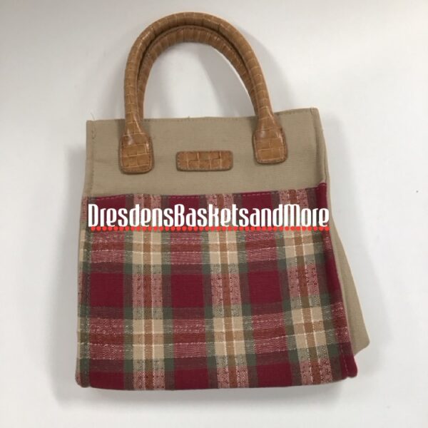 Orchard Park Plaid & Khaki Tote Bag *