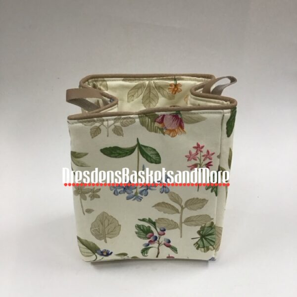 Fabric Bin Longaberger Dividers Size A Botanical Fields