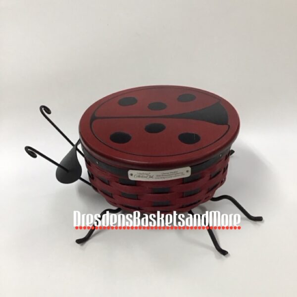 Longaberger 2009 Collectors Club Gathering Event Ladybug Basket Combo W/ WI Legs*