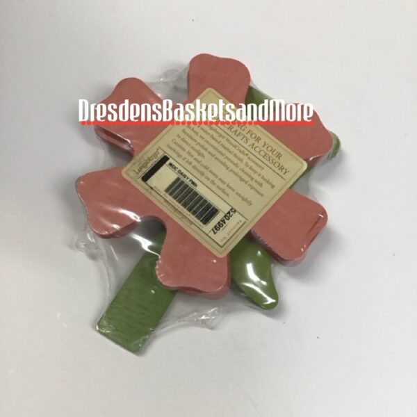 Longaberger Woodcraft 3D Pink Daisy NIP