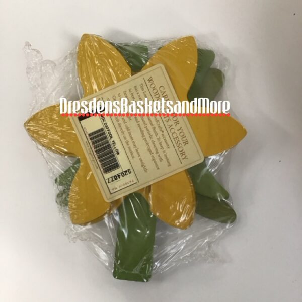 Longaberger Woodcraft 3D Yellow Daffodil NIP