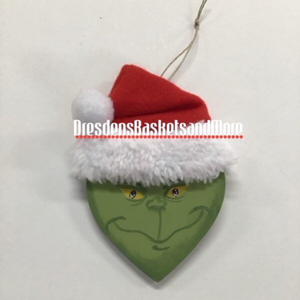 Grinch Hand Painted Tie On