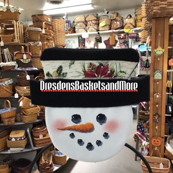 Snowman Face for the Longaberger Small Wrought Iron snowman