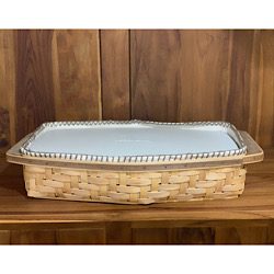 Hostess Serving Tray Liner from Longaberger Botanical Fields Fabric 