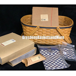 Woven Traditions Blue Longaberger Small Loaf Pan – Dresden's Baskets and  More
