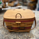 LONGABERGER BUFFET BASKET LINER BOTANICAL FIELDS NEW 
