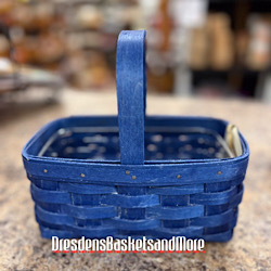Perfect Presents Longaberger Basket Rare Online Exclusive Blue