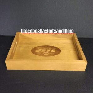 Longaberger New York Jets Wood Tray
