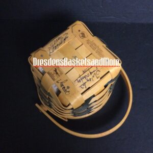 Longaberger 2008 Heritage Days Basket, Liner, Handle Gripper, Pin & Lid SIGNED