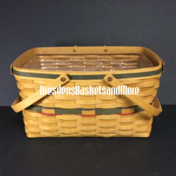 Longaberger Large Market Award Classic Basket w/ Protector Dresden's