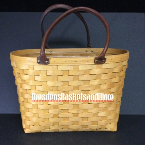 Longaberger Classic Large Boardwalk Basket w/ Liner & Protector