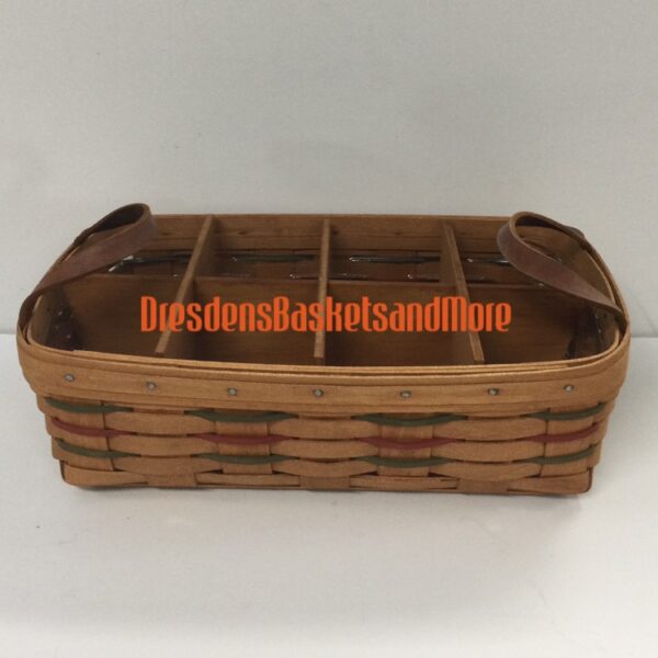 Longaberger 1988 Holiday Hostess Pantry Basket w/ Protector & Wood Dividers  – Dresden's Baskets and More