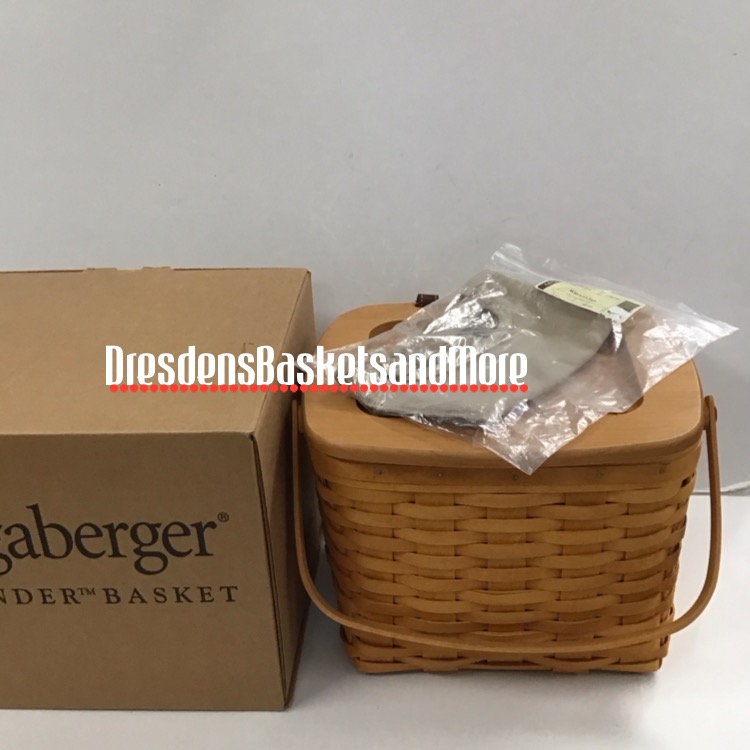 Longaberger 2001 Weekender Basket w/ Divided Protectors & Liner NIB