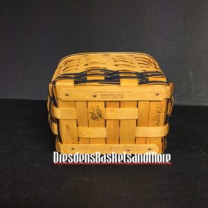 Longaberger 2002 Regional Sales Award Basket w/ Lid SIGNED