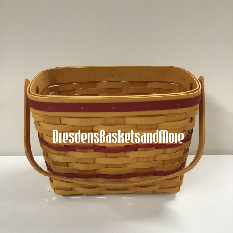Proudly American Longaberger Small Picnic Basket Dresden's Baskets