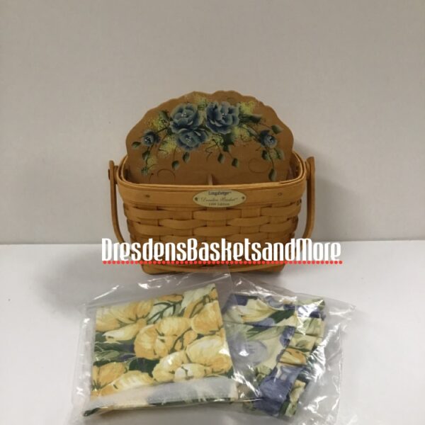 Proudly American Longaberger Small Picnic Basket Dresden's Baskets