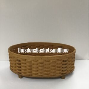 Longaberger 2004 Prototype Oval Basket w/ Feet RARE