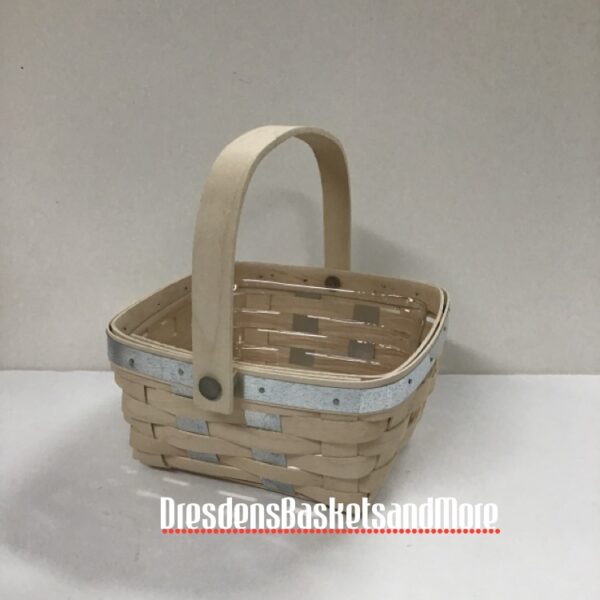 Longaberger 2017 Utility Medium Berry Whitewashed Basket w/ Protector