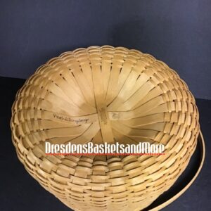 Longaberger 2003 Todd & Rachel Wedding Basket w/ Protector & Lid SIGNED