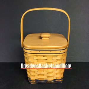 Longaberger 2002 Regional Sales Award Basket w/ Lid SIGNED