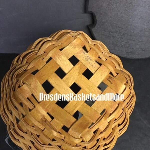 Longaberger 8" American Work Prototype Basket w/ Lid