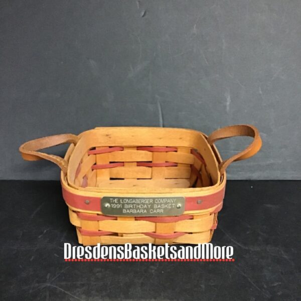 Longaberger 1988 Holiday Hostess Pantry Basket w/ Protector & Wood Dividers  – Dresden's Baskets and More