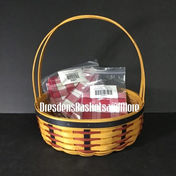 Longaberger Holiday Hostess Pantry Basket w/ Wood Dividers – Dresden's  Baskets and More