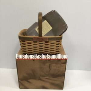 Longaberger 2007 Collectors Club Special Edition Member ACT Basket w/ Protector & Lid