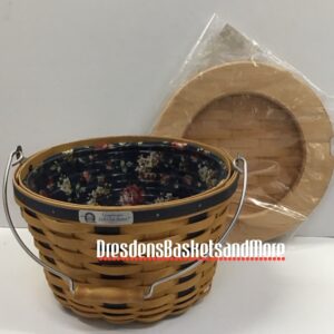Longaberger 2005 Golf Club Basket Combo w/ Woven Lid SIGNED