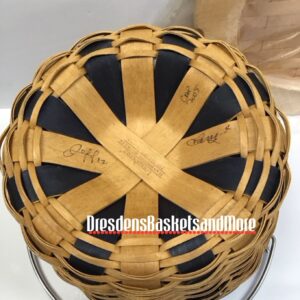 Longaberger 2005 Golf Club Basket Combo w/ Woven Lid SIGNED