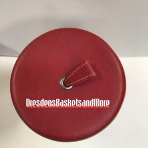 Longaberger 2012 Crimson Hill Medium Treasure W/ Protector & Lid*