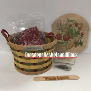 Longaberger 2008 Hoe Down Homestead Gathering Charter Member Basket Set SIGNED