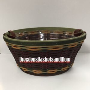 Longaberger 2013 Silent Auction Party Tub Basket w/ Protector* RARE