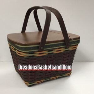 Longaberger 2013 Silent Auction Gourmet Picnic Basket RARE