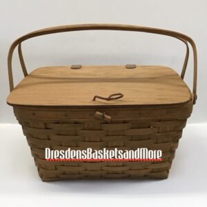 Longaberger 1984 Medium Picnic Basket – Dresden's Baskets and More