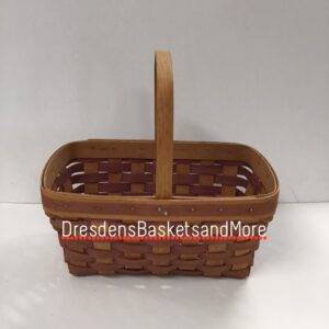 Longaberger 1988 Medium Bee Stained/Lilac Basket*