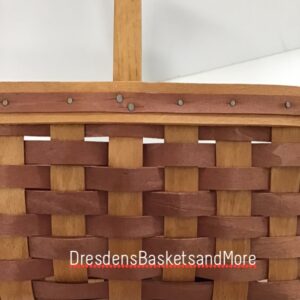 Longaberger 1988 Medium Bee Stained/Lilac Basket*