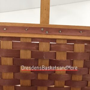 Longaberger 1988 Medium Bee Stained/Lilac Basket*