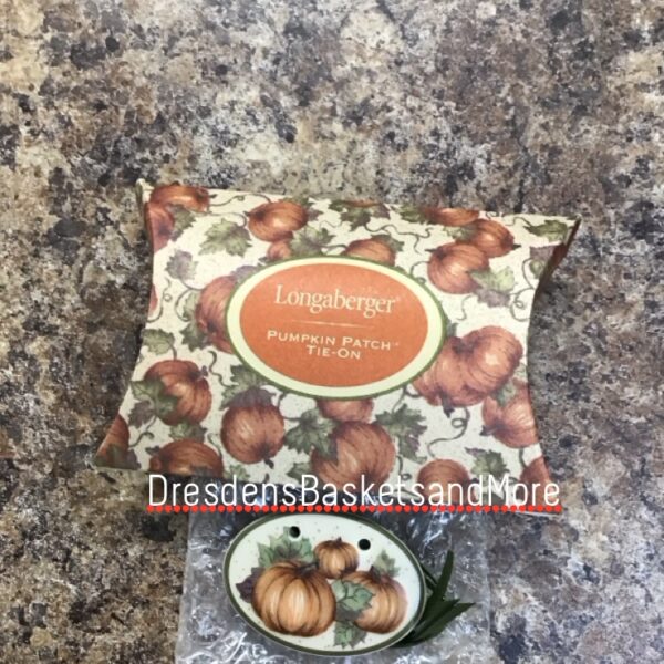 Pumpkin Patch Longaberger Tie On