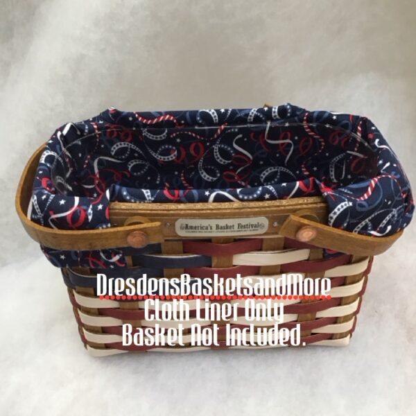 America's Basket Festival 2025 Patriotic Steamers Liner