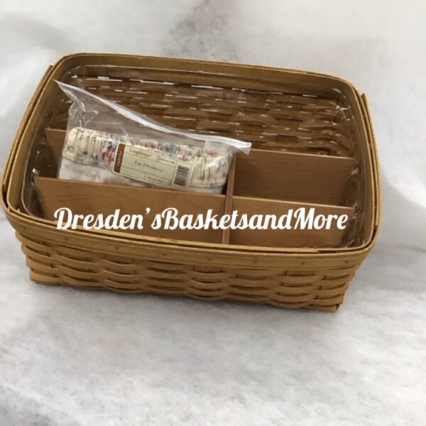 Large Desktop Longaberger Basket Combo w/Dividers