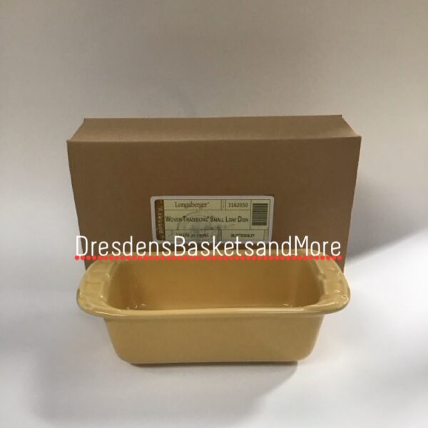 Longaberger Butternut Loaf Dish NIB